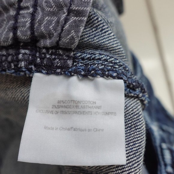 TORY BURCH Jeans Women 26 Blue‎ Denim Cropped Skinny Low Rise Medium Wash 26x24 - Picture 9 of 10